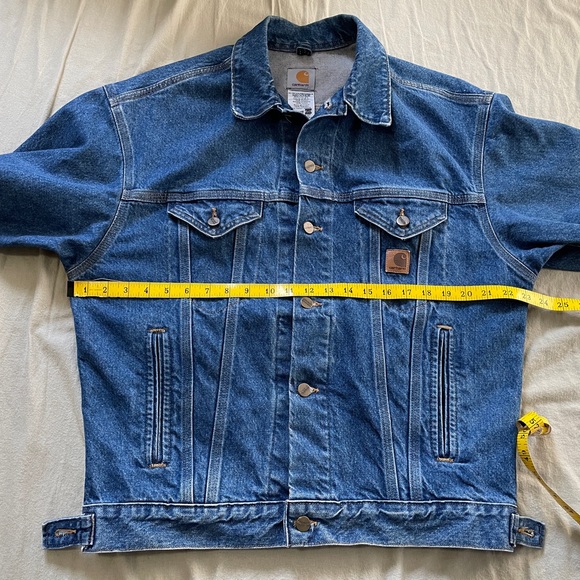 Carhartt Denim Jean Jacket Unlined (J12) - Picture 6 of 10